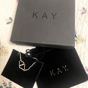 Kay Jewelers heart bolo bracelet